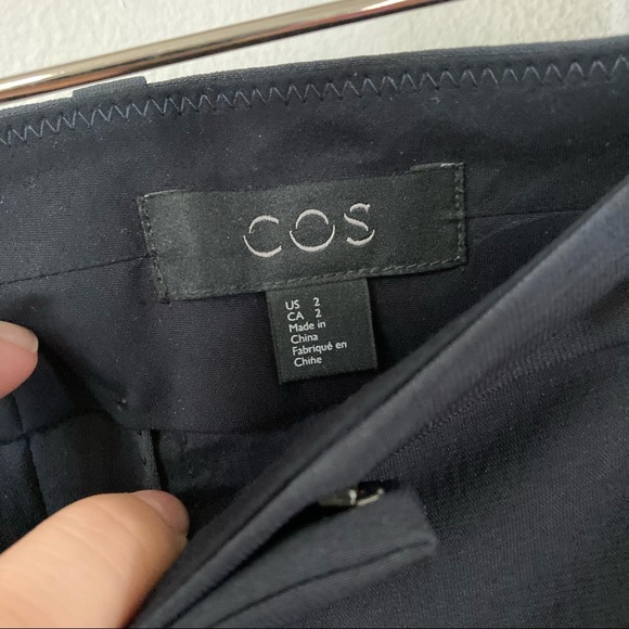 COS Straight Tailored Trousers in Shadow Blue - Picture 8 of 11